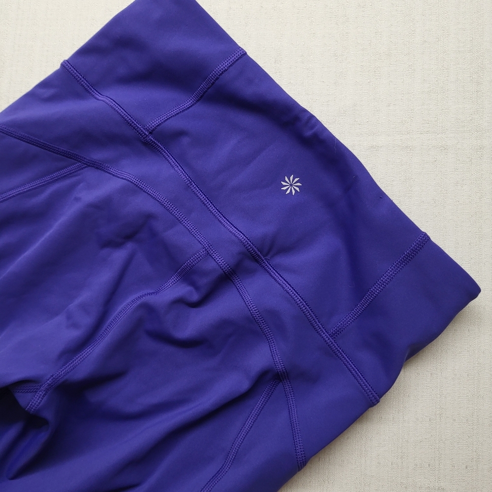 Athleta Rainier Bootcut Pant Small Purple Thermal Lined Outdoor Hike Stretch - Picture 11 of 14